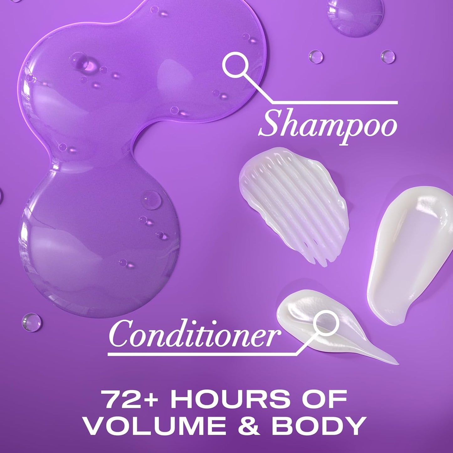 OGX Thick & Full + Biotin & Collagen Volumizing Shampoo & Conditioner Set | Sulfate-Free for Fine, Thin & Thinning Hair | 13 fl oz, 2 Pack