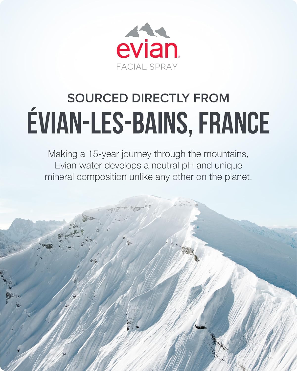 Evian Facial Spray – Hydrating Mineral Water Mist for Face & Skin | Refresh, Tone & Set Makeup | Daily Hypoallergenic Skincare 300ml
