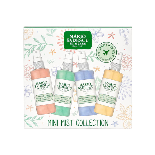 Mario Badescu Facial Spray Collection – Rose, Cucumber, Lavender & Orange Blossom Hydrating Mist – 59ml