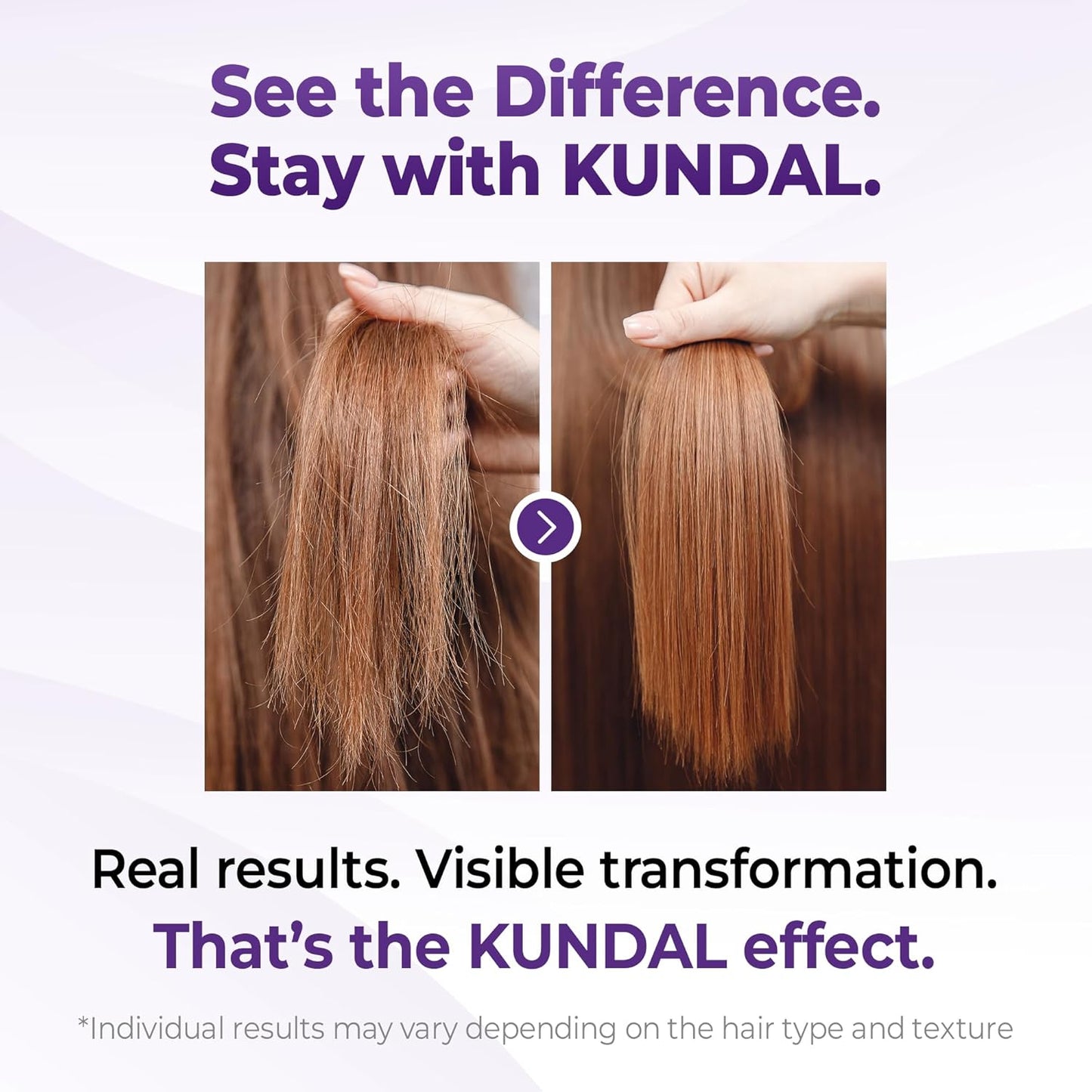 KUNDAL Korean Shampoo & Conditioner Set – Cherry Blossom Scent, Sulfate-Free with Argan & Macadamia Oil – Anti-Frizz & Moisturizing, 16.9 fl oz Each, 2 Pack