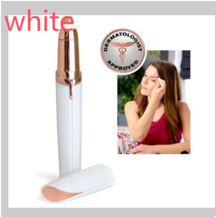 LuxuryGlow Flawless Eyebrow Trimmer with LED Light – Painless Hair Remover for Women
