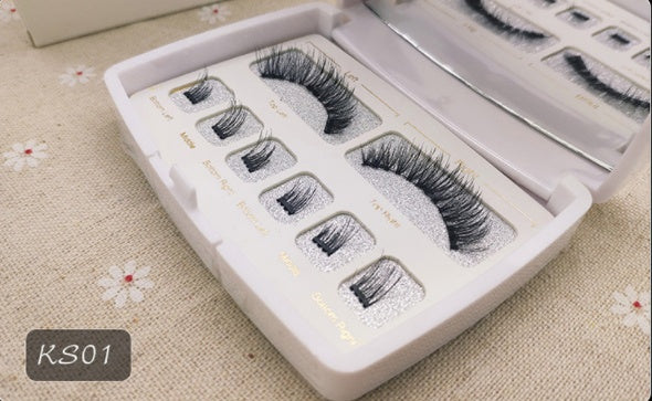 LuxuryGlow Magnetic Eyelash Kit with Applicator – Reusable Natural Look Lashes with Mirror Case