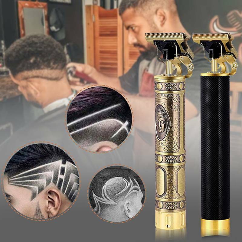 LuxuryGlow Pro T-Blade Cordless Hair Clipper – Zero-Gap Bald Trimmer for Men