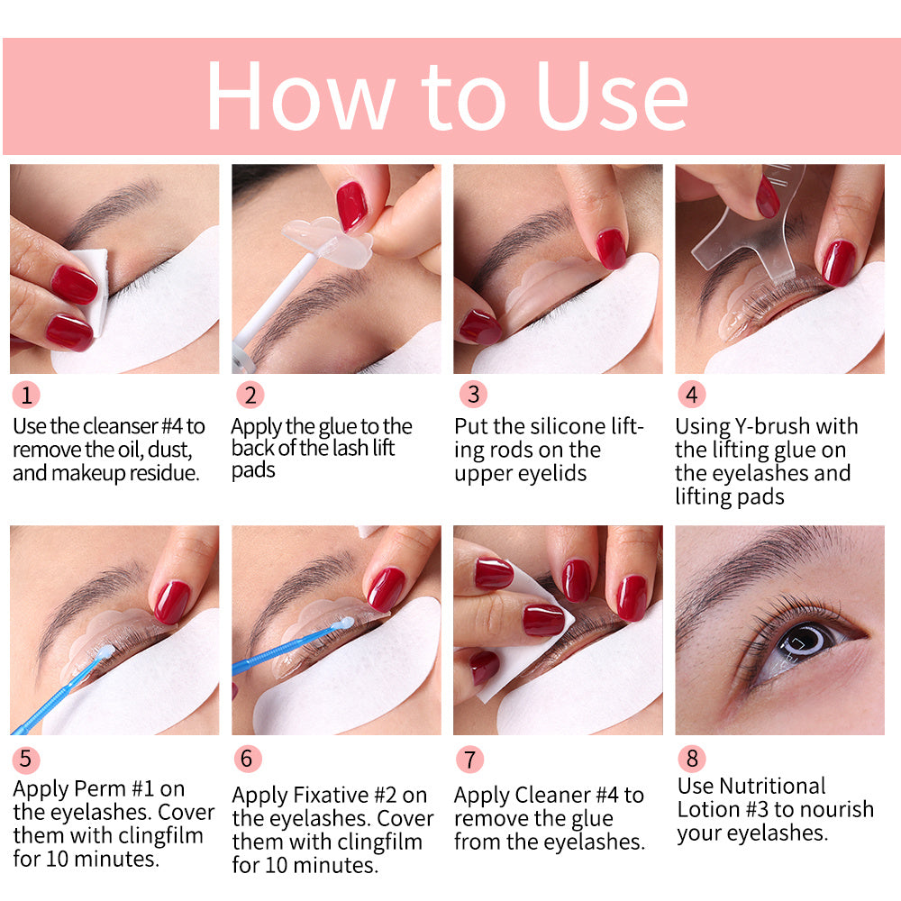 ICONSIGN Lash Lift Kit – Eyelash Perm for Long-Lasting Curl at Home - LUXURY GLOW