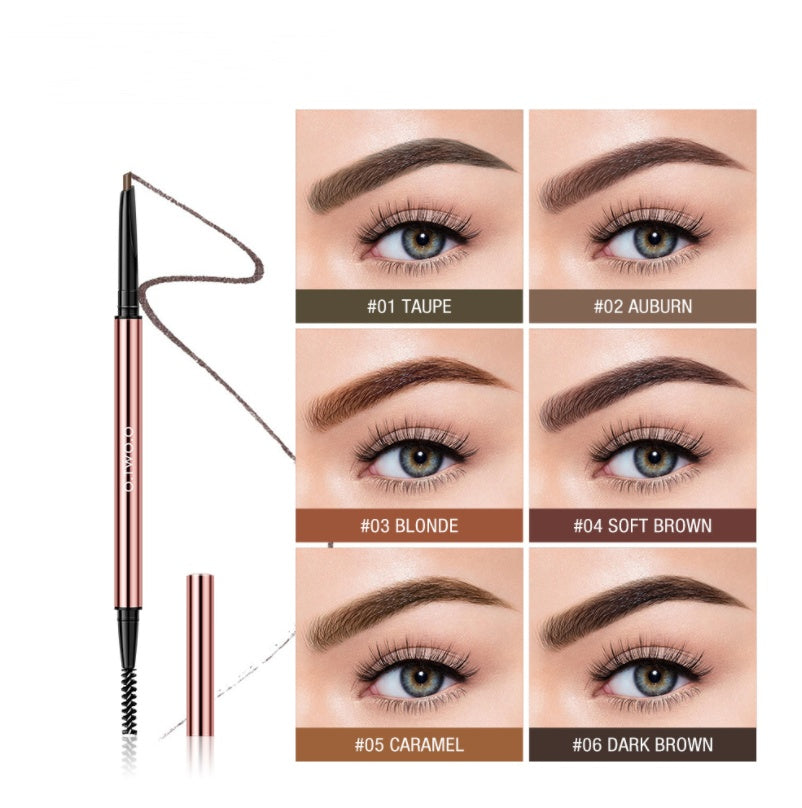 O.TWO.O Waterproof Eyebrow Makeup Pencil – Long-Lasting Natural Brow Definer