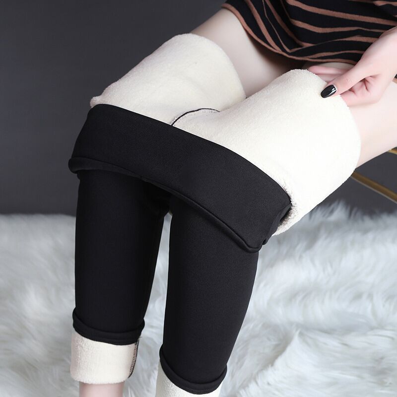 Winter Leggings Warm Thick High Stretch Lamb Cashmere Leggins Skinny Fitness Woman Pants - LUXURY GLOW