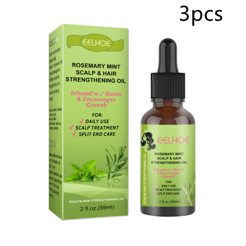 EELHOE Rosemary Mint Hair Growth Oil – Scalp Massage & Hair Repair Serum