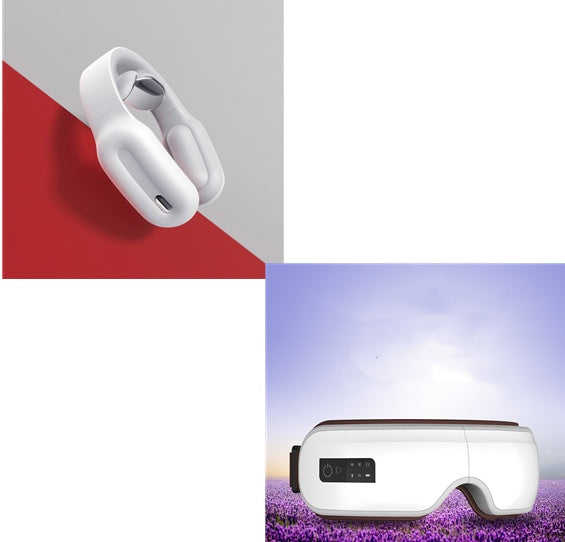 LuxuryGlow Intelligent Neck & Shoulder Massager – Remote Controlled with Heat Therapy