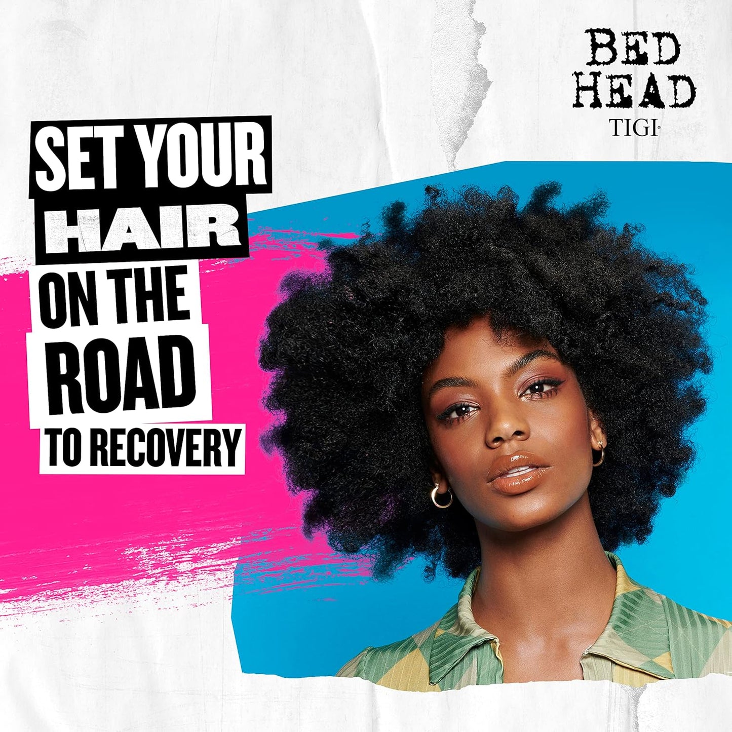 Bed Head by TIGI Recovery Moisturizing Shampoo & Conditioner Set – Hydrating Formula with Prickly Pear Cactus Extract for Dry, Damaged Hair, 25.36 fl oz x 2