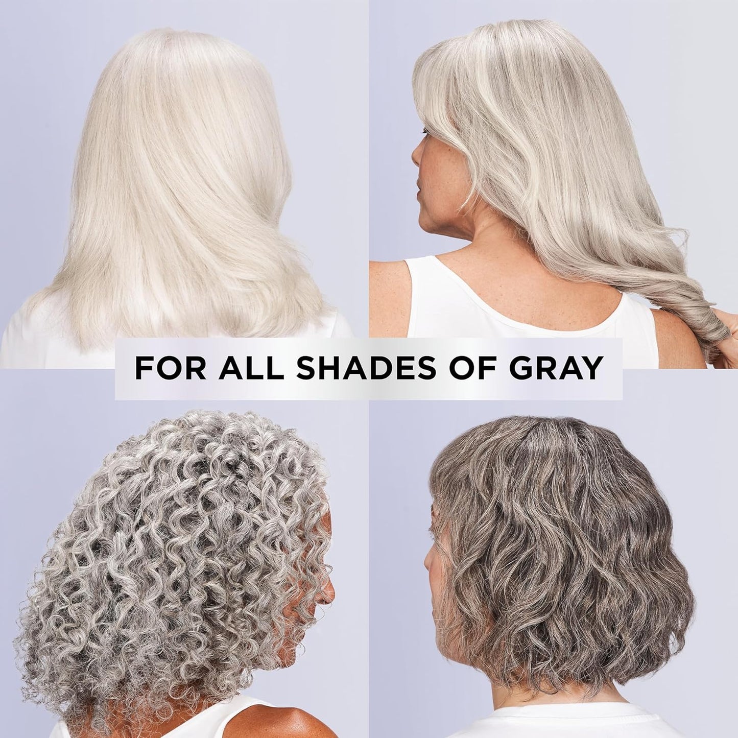 L'Oréal Paris EverPure Silver Care Shampoo & Conditioner Set | Sulfate-Free Vegan Formula with Peptides for Gray & Silver Hair (1 Kit)