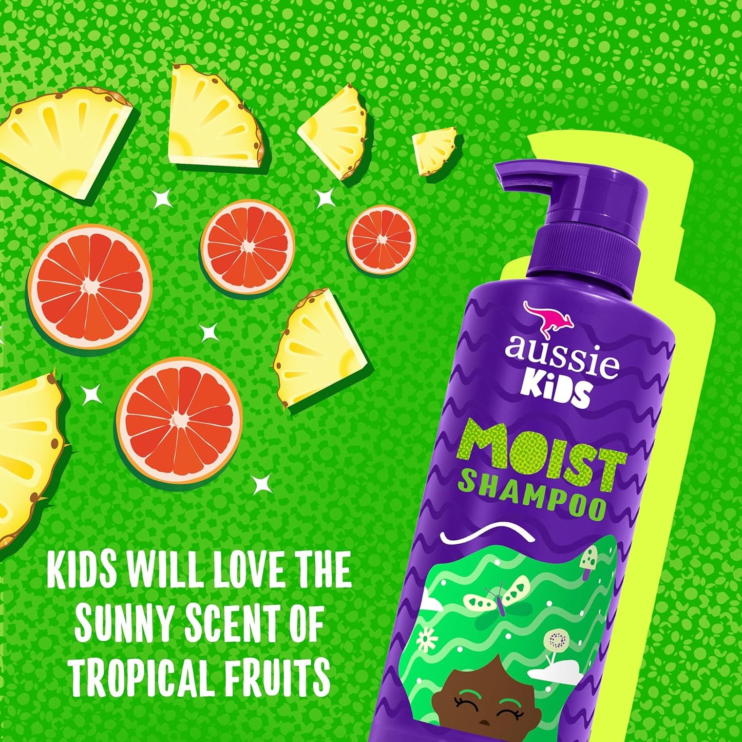 Aussie Kids Hair Care Bundle | Shampoo, Conditioner & Detangler Spray | Sulfate-Free, Paraben-Free, Dye-Free, Cruelty-Free | Moisturizing & Tangle-Free Care