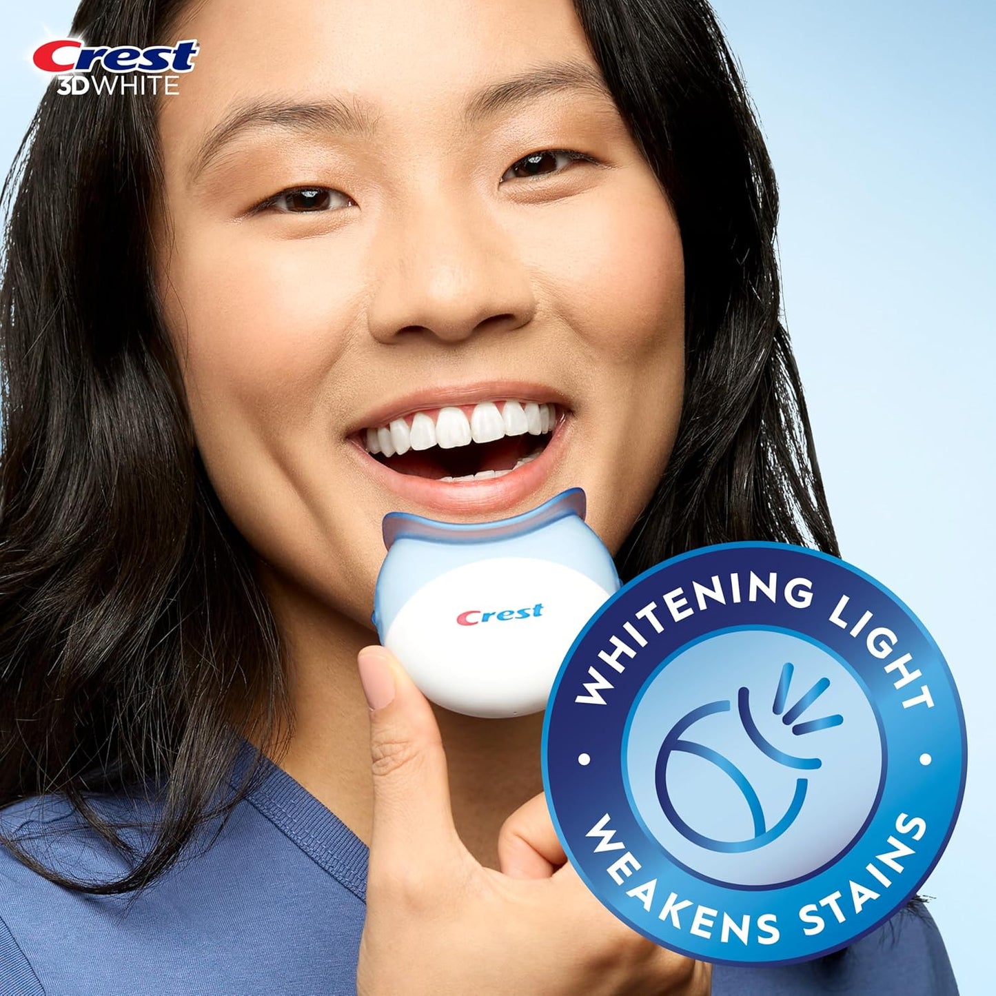 شرائط تبييض الأسنان الاحترافية Crest 3D Whitestrips + LED - 20 علاج تبييض