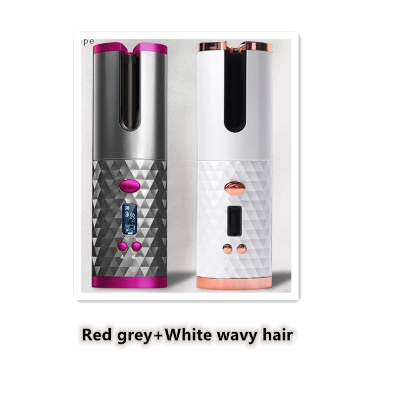 Benice Wireless Automatic Hair Curler – Cordless Rechargeable Rotating Iron