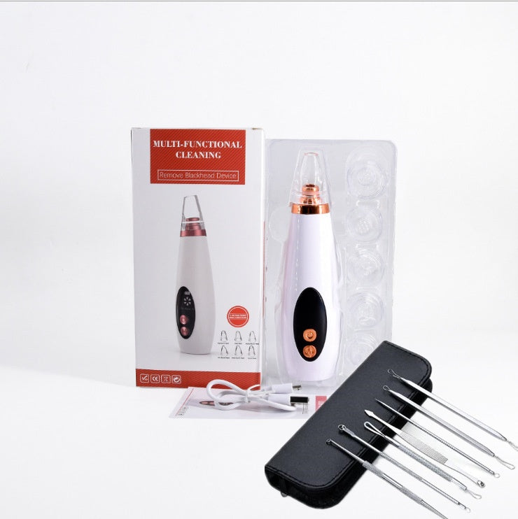 Aspirador microcristalino para puntos negros LuxuryGlow: limpiador de poros profundos