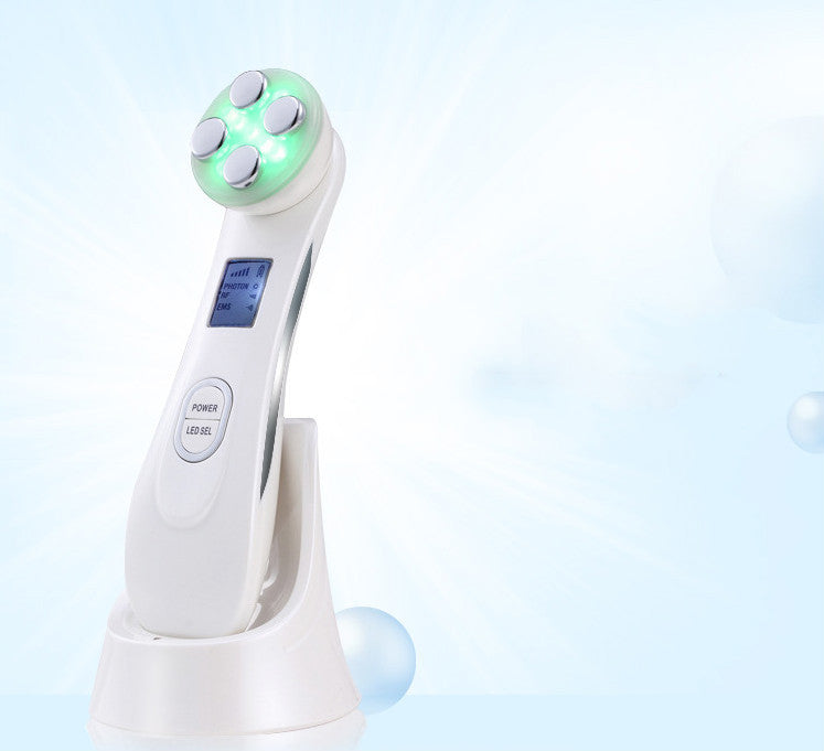 جهاز تجديد شباب البشرة بتقنية LED فوتون ترددات الراديو من LuxuryGlow - أداة لمكافحة الشيخوخة وتبييض الوجه