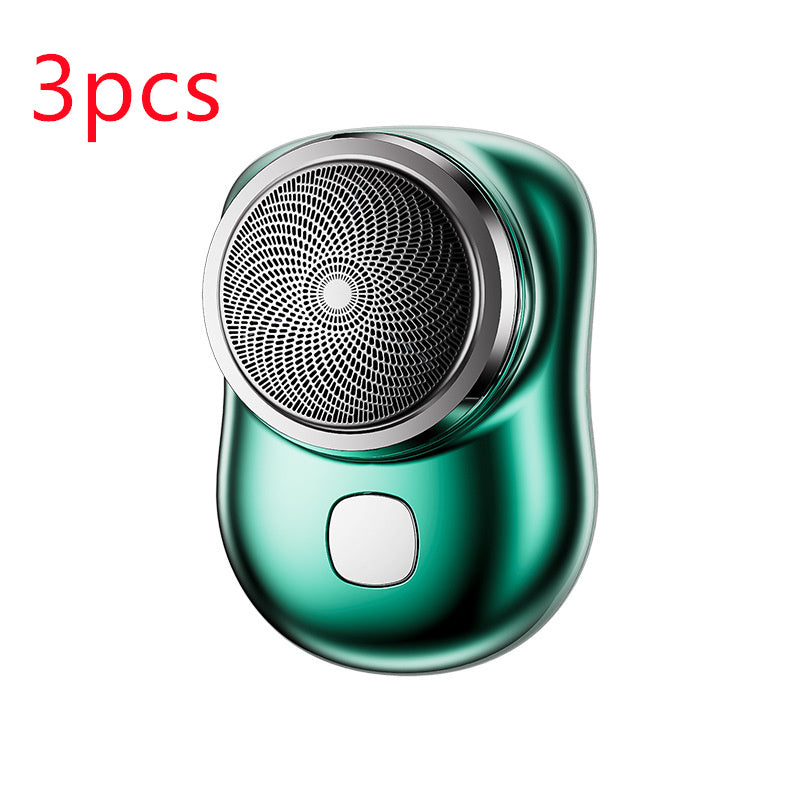 Afeitadora eléctrica portátil USB LuxuryGlow Mini para hombres y mujeres: afeitadora inalámbrica para uso en seco y húmedo