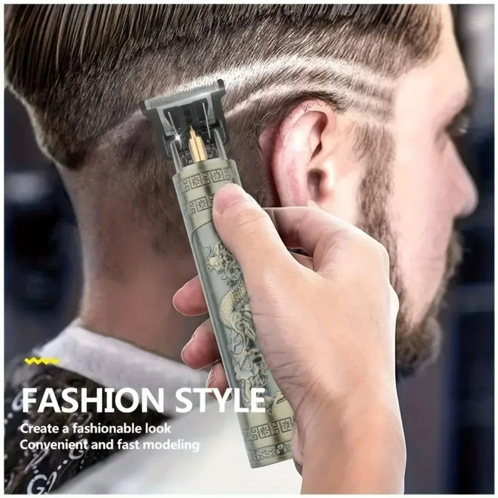 LuxuryGlow T9 USB Rechargeable Hair Clipper – Precision Beard & Hair Trimmer for Men