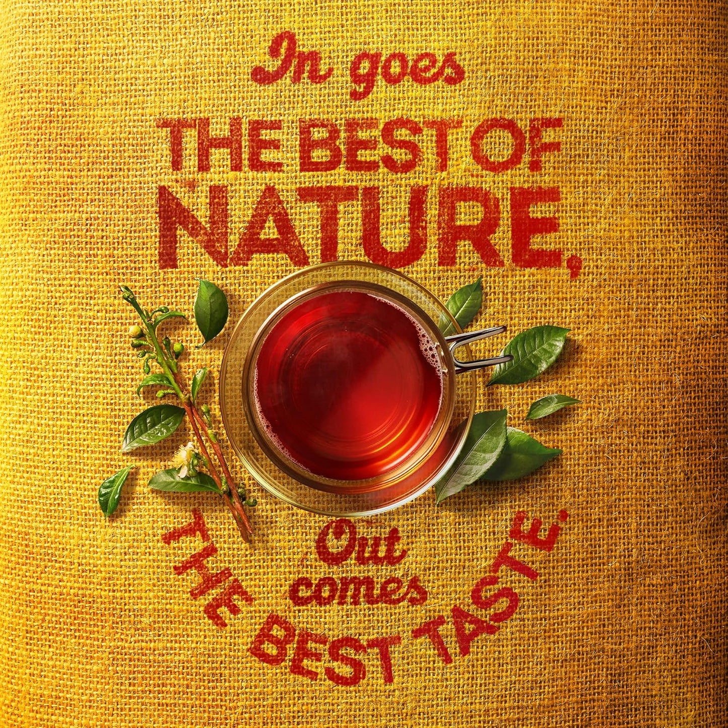 Lipton Yellow Label Black Tea – Rich Aroma & Classic Taste (50g Teabags, Vegetarian)