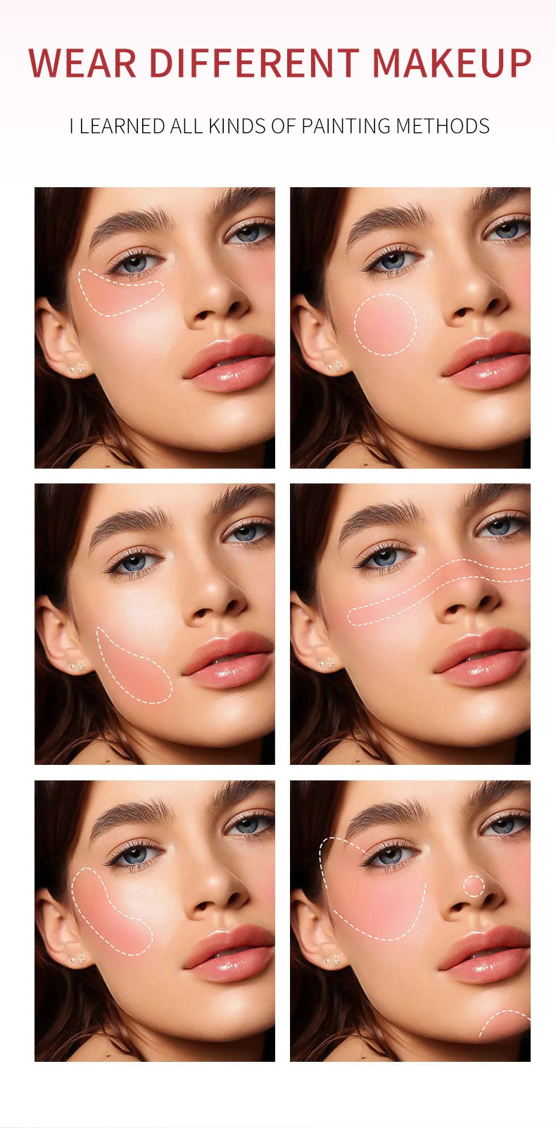 LuxuryGlow 3-in-1 Waterproof Blush Stick | Lipstick, Eyeshadow & Cheek Color
