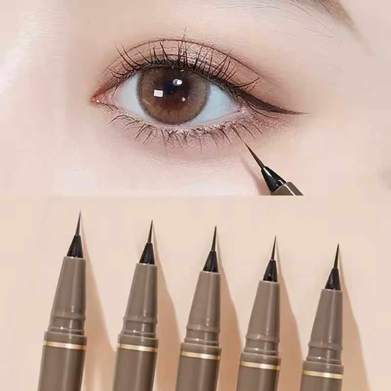 LuxuryGlow Waterproof Brown Liquid Eyeliner Pen – Long-Lasting, Smudge-Proof, Easy for Beginners