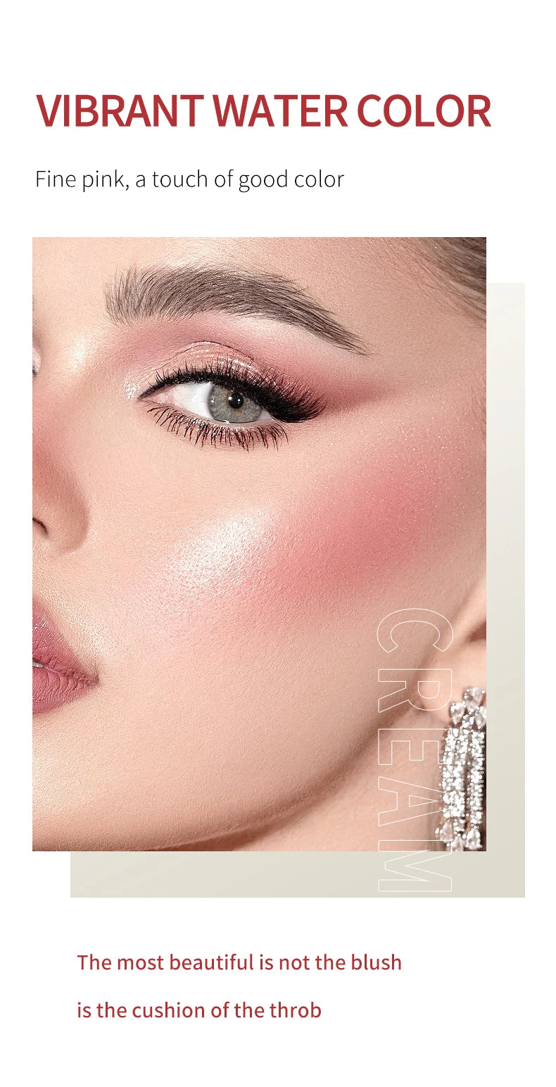 LuxuryGlow 3-in-1 Waterproof Blush Stick | Lipstick, Eyeshadow & Cheek Color
