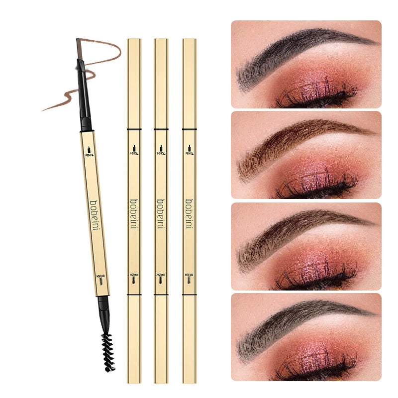 Lápiz de cejas impermeable de doble punta LuxuryGlow: preciso, duradero y resistente a las manchas.