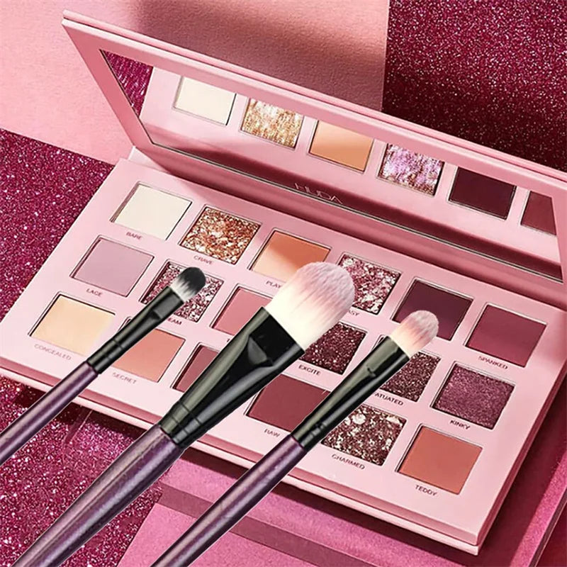 LuxuryGlow 20Pcs Professional Makeup Brush Set – Eyeliner, Blending, Foundation & More