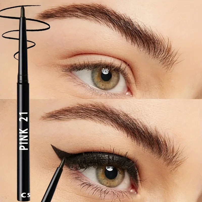 LuxuryGlow 10PCS Twist-Up Eyeliner Pencil Set – Smudge-Proof, Long-Lasting, Easy-Glide