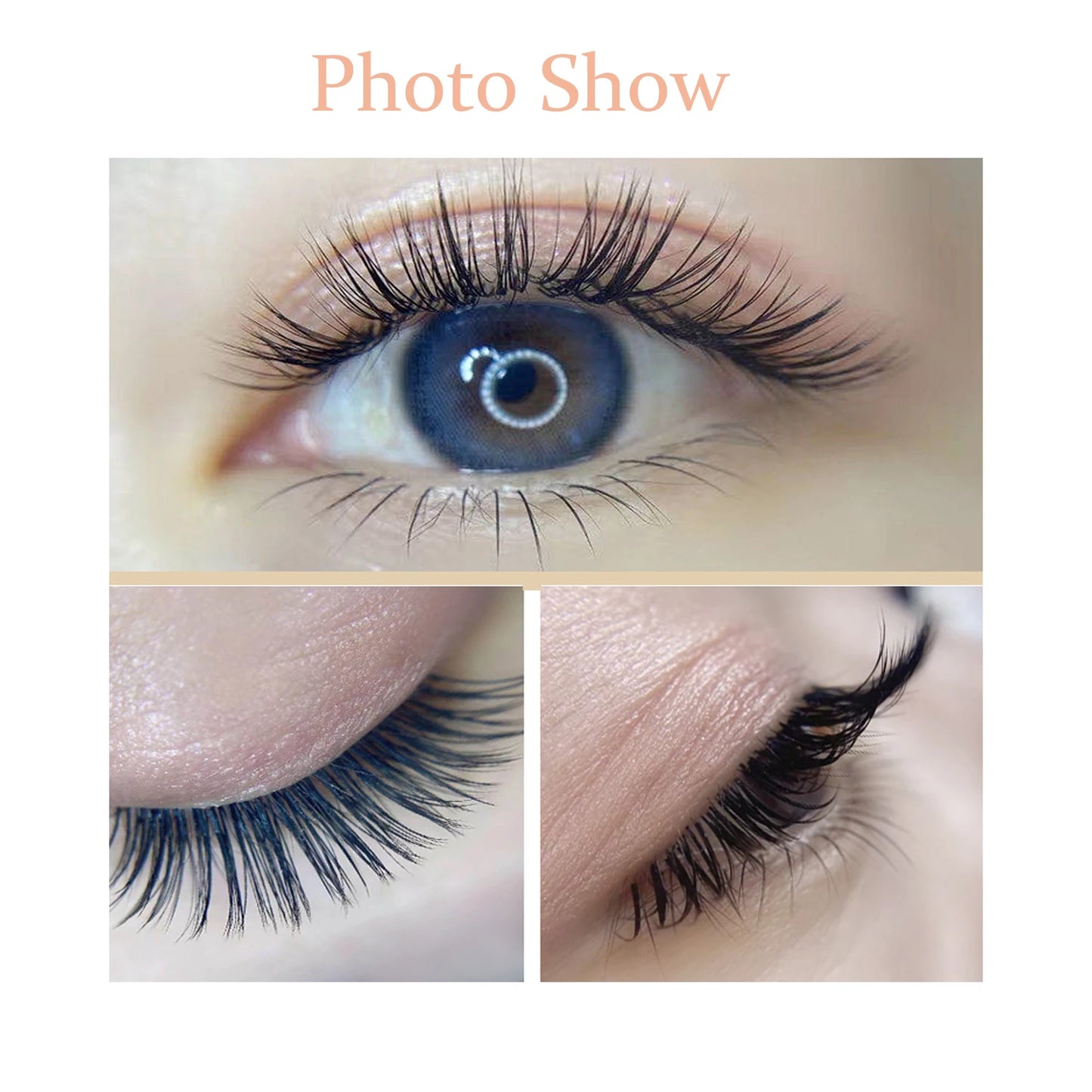 TDANCE Classic Individual Eyelash Extensions – 16 Rows Soft Faux Mink Lashes for Russian Volume C90
