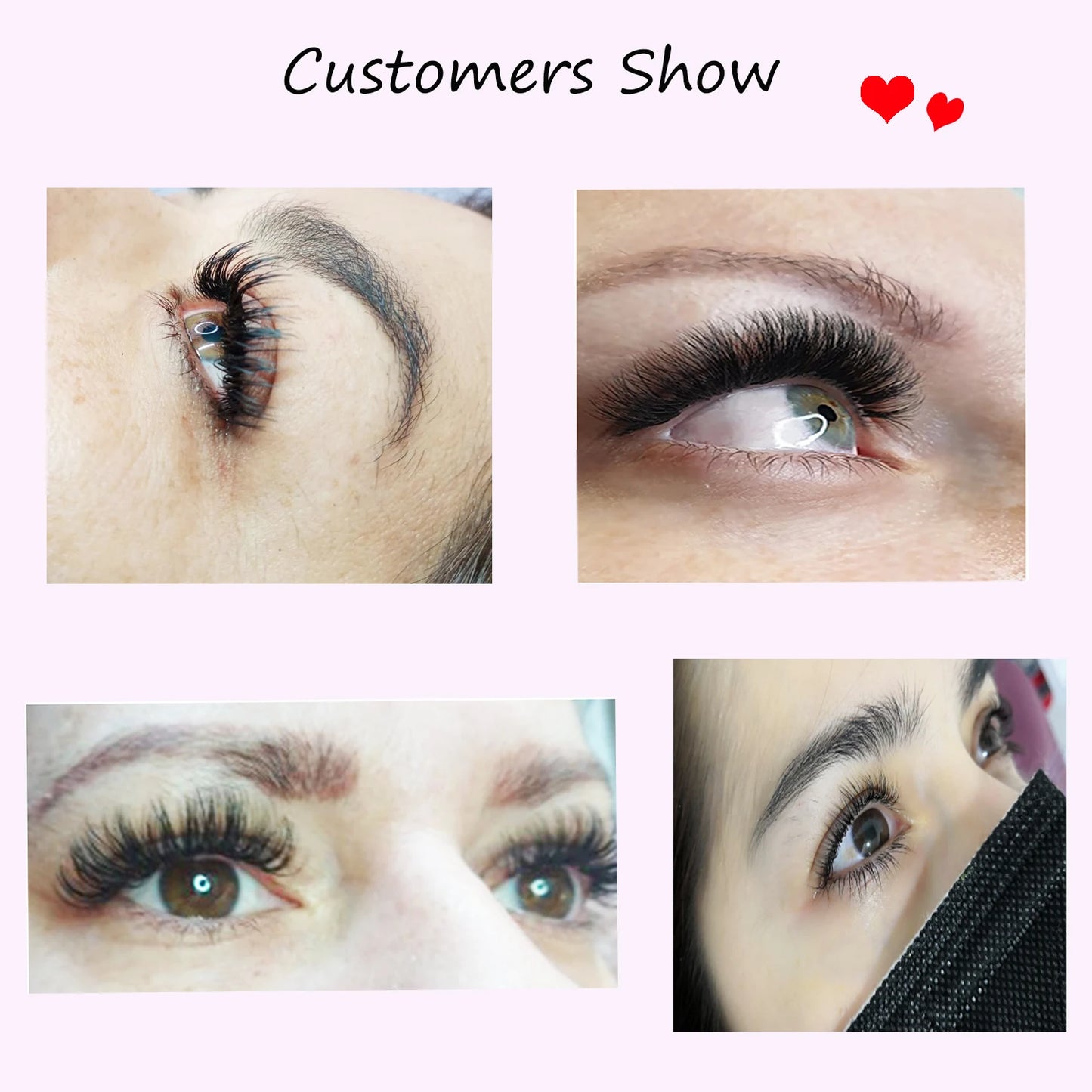 TDANCE Easy Fan Eyelash Extensions | 12-Row Faux Mink Volume Lashes | Fast Blooming for Natural to Glam Looks C60