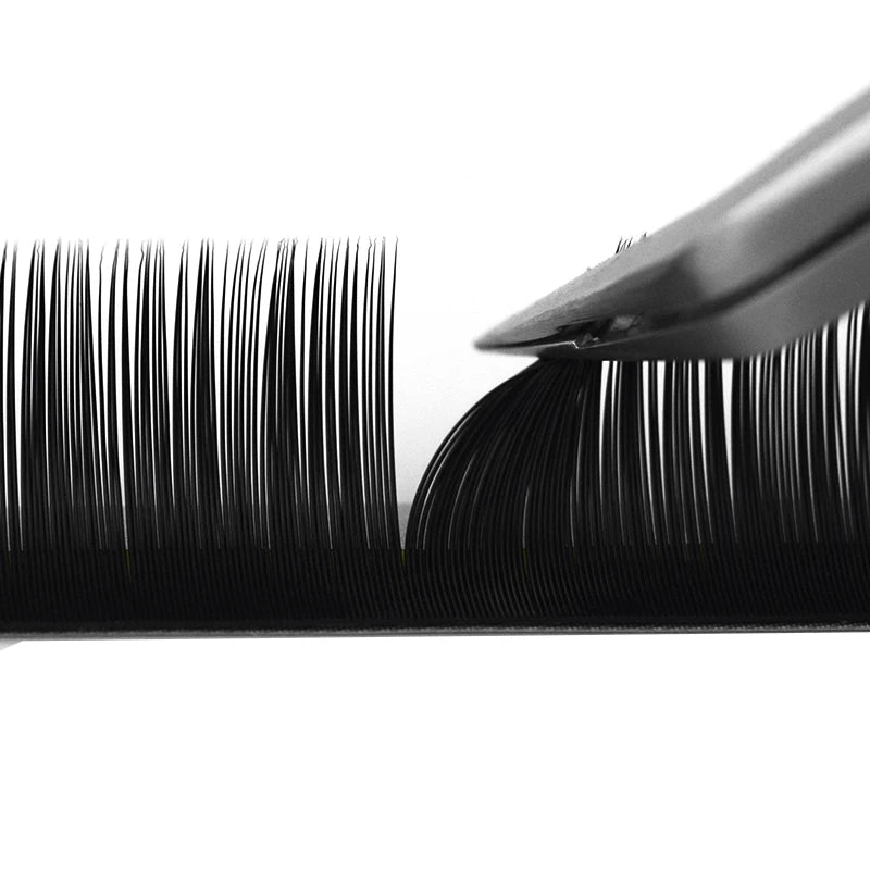 LuxuryGlow 20 Rows Individual Eyelash Extensions – Soft Faux Mink Lashes Natural Look C165