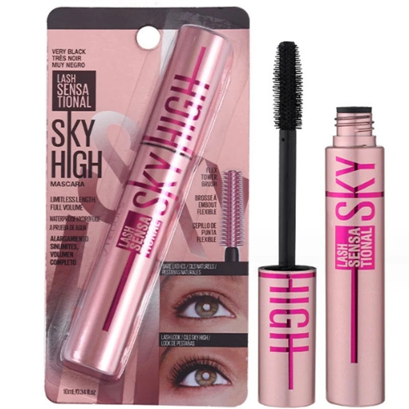 LIDORIA 4D Waterproof Lengthening Mascara – Thick, Curling & Smudge-Proof (10ml)