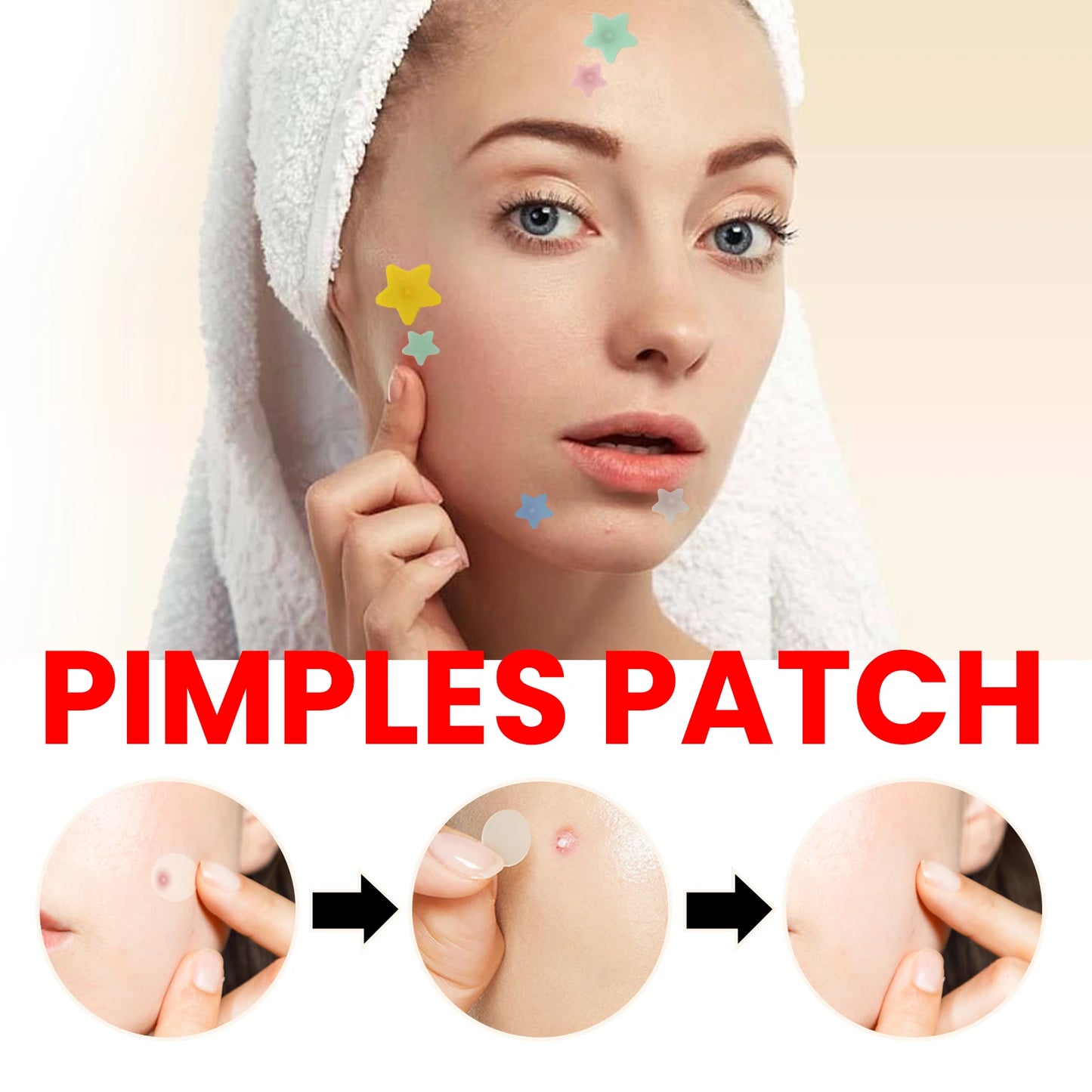 Jaysuing Acne Repair Patches – 200 Invisible Pimple Patches with Tea Tree & Witch Hazel for Fast Acne Healing & Blemish Removal