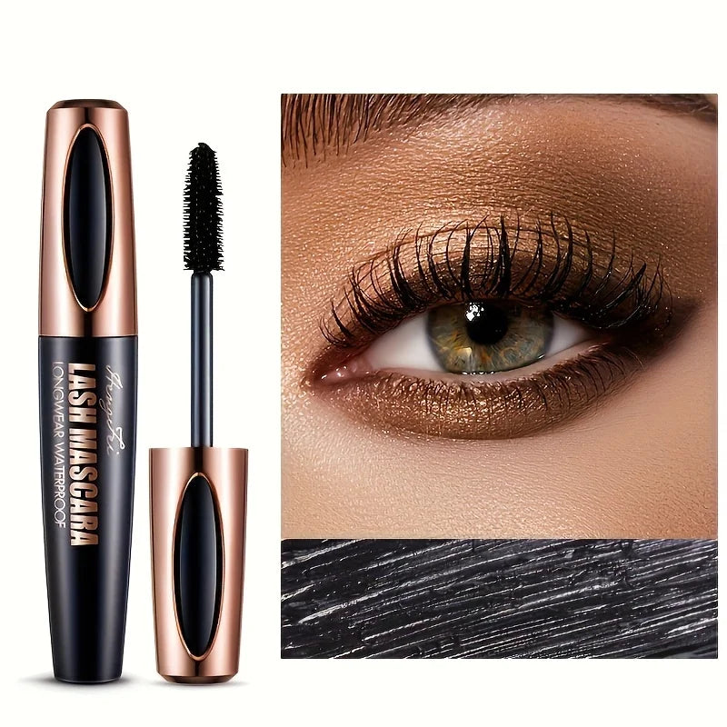 LuxuryGlow 4D Waterproof Mascara – Smudge-Proof, Long-Lasting Volume Lash Lift