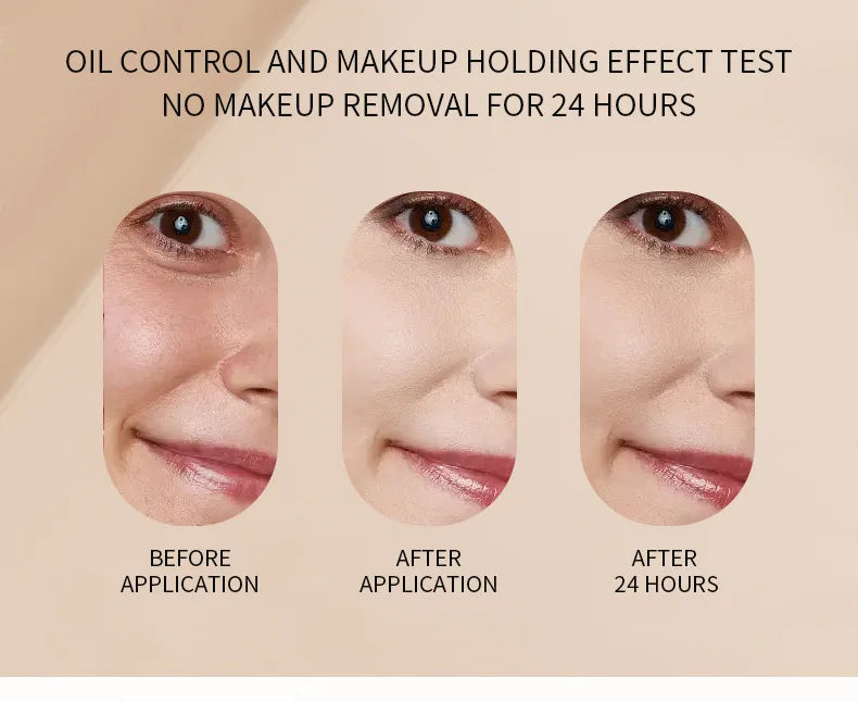 كريم LIDORIA Mushroom Head Air Cushion CC - كريم أساس للتحكم في الزيوت، ومرطب