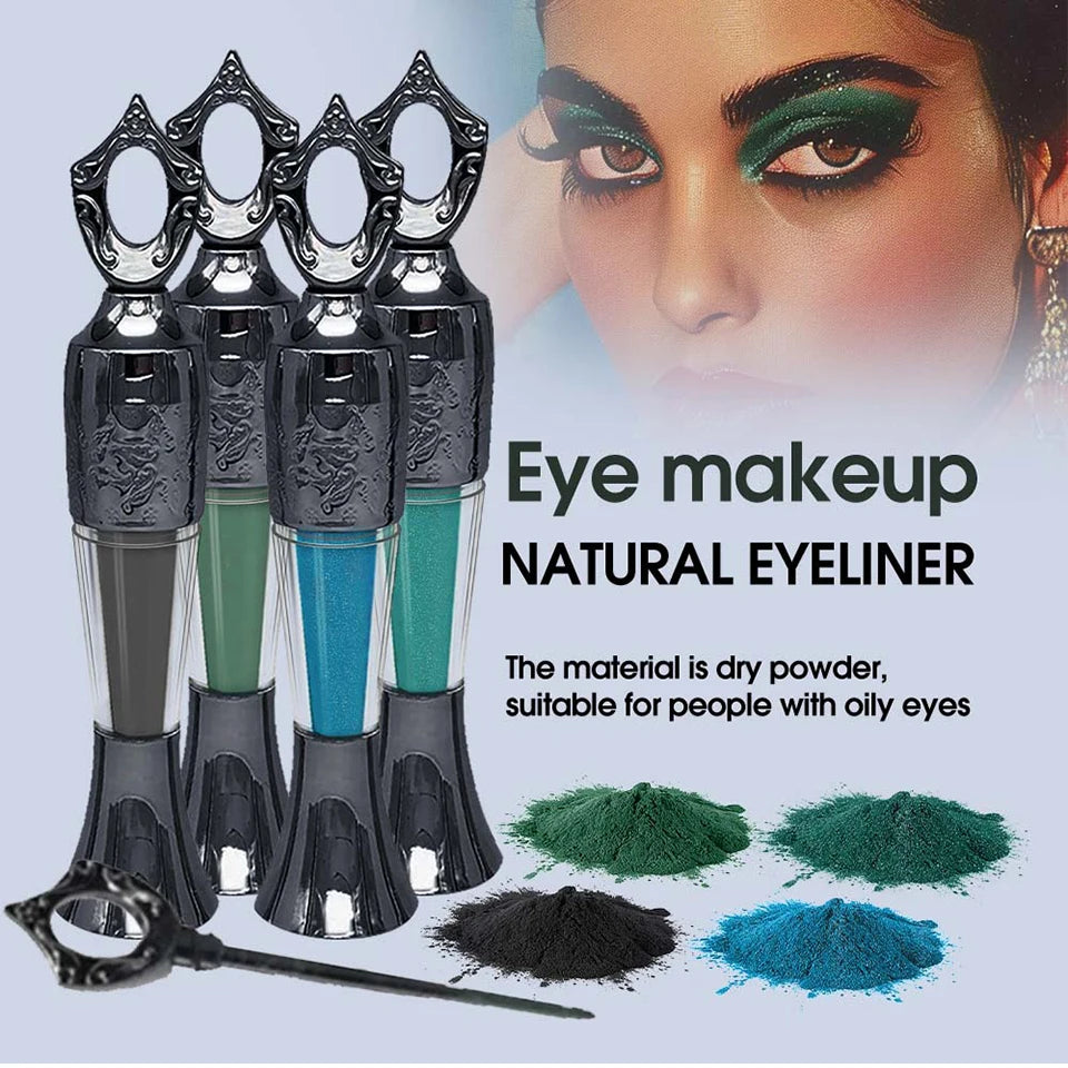 LAKERAIN 4-Color Powder Eyeliner Stick – Waterproof, Smudge-Free & Long-Lasting
