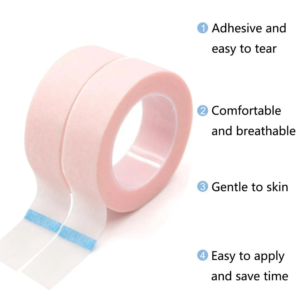 FOEONCO Breathable Medical Paper Tape for Eyelash Extension – Lint-Free Adhesive