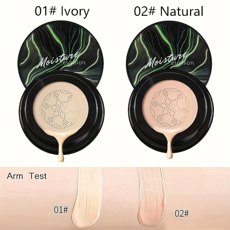 كريم أساس فاخر بتركيبة رأس الفطر من LuxuryGlow - مرطب، مقاوم للماء، ويدوم طويلًا