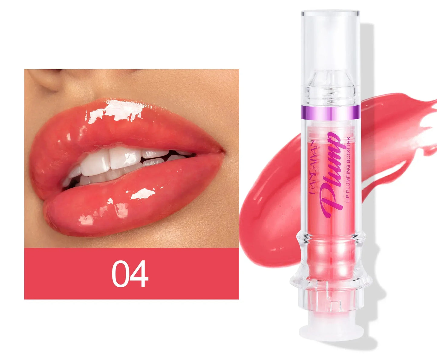 LuxuryGlow PLUMP POUT™ High-Shine Lip Plumping Gloss – Fuller Lips Instantly