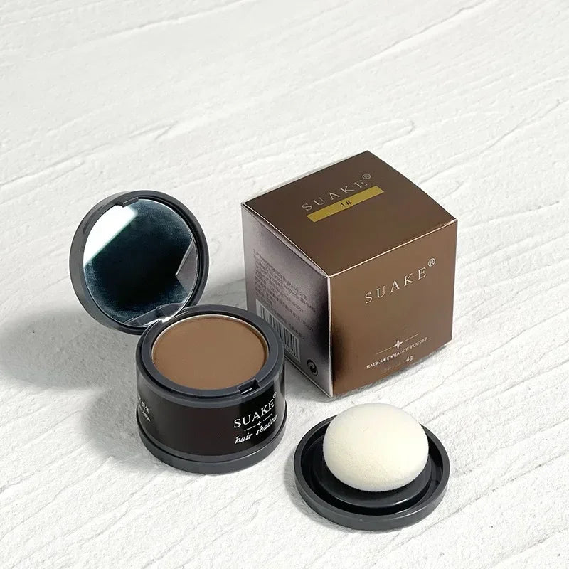 بودرة تحديد خط الشعر LuxuryGlow - أداة مكياج لإصلاح الشعر الطبيعي وملء ظلال الجبهة