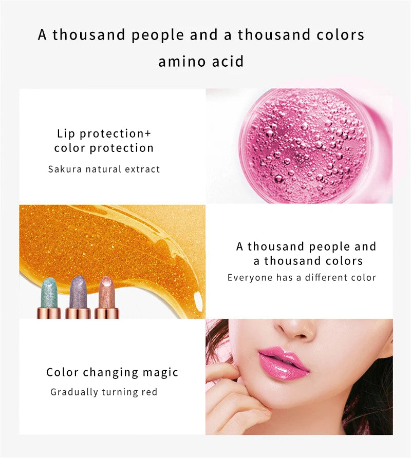 Labial de gelatina Starry Sky de DAIMANPU | Bálsamo labial hidratante que cambia de color