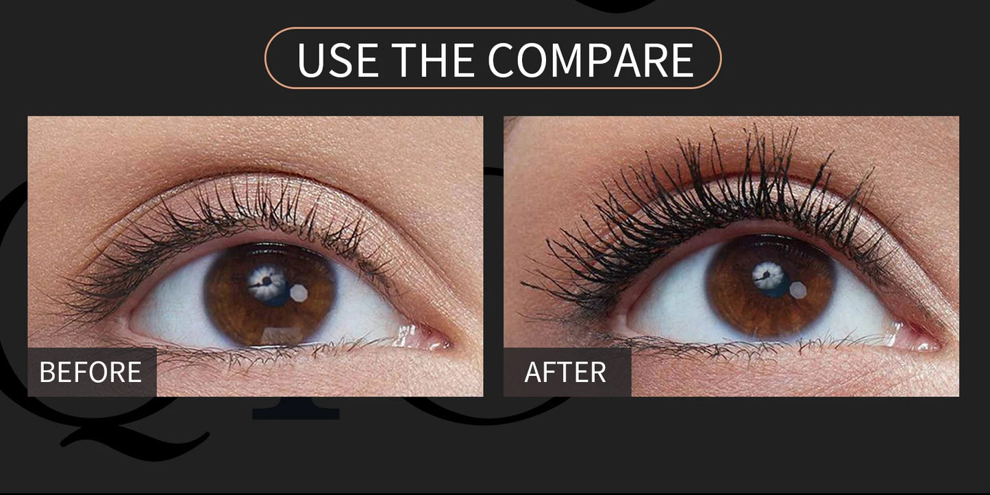 QIC 4D Waterproof Lash Mascara – Long-Lasting Curling & Thickening