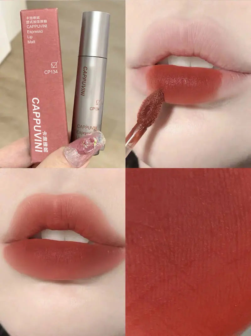 Cappuvini Velvet Matte Lip Gloss – Waterproof, Smudge-Proof & Long-Lasting