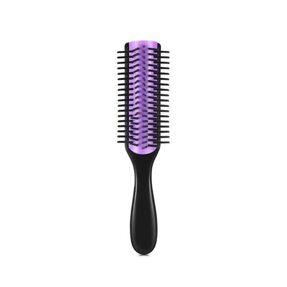 APWIKOGER 9-Row Detangling Hair Brush – Wet & Curly Hair Detangler with Scalp Massager