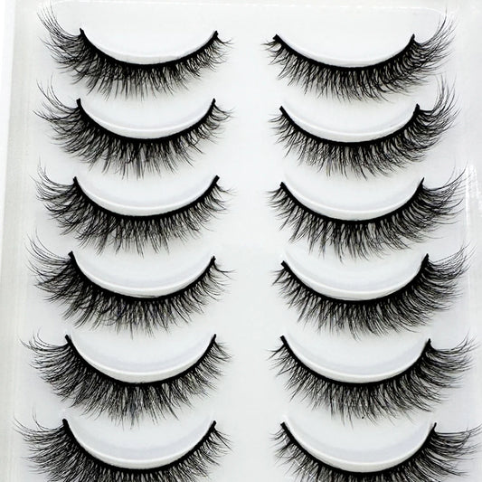 LuxuryGlow 10 Pairs Fluffy 3D Mink False Eyelashes – Soft, Dramatic & Reusable