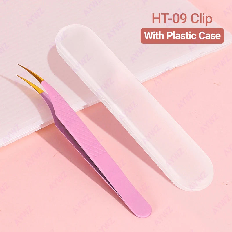 Stainless Steel Eyebrow Tweezers – Slant Tip Precision Tool for Grooming & Facial Hair