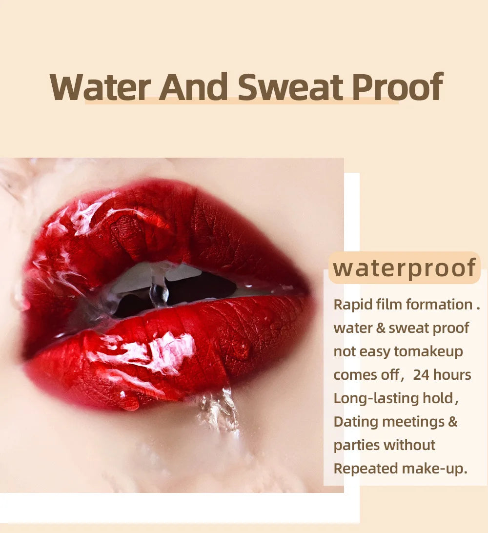 Labial líquido mate QiBest: duradero, resistente a las manchas y con acabado aterciopelado.