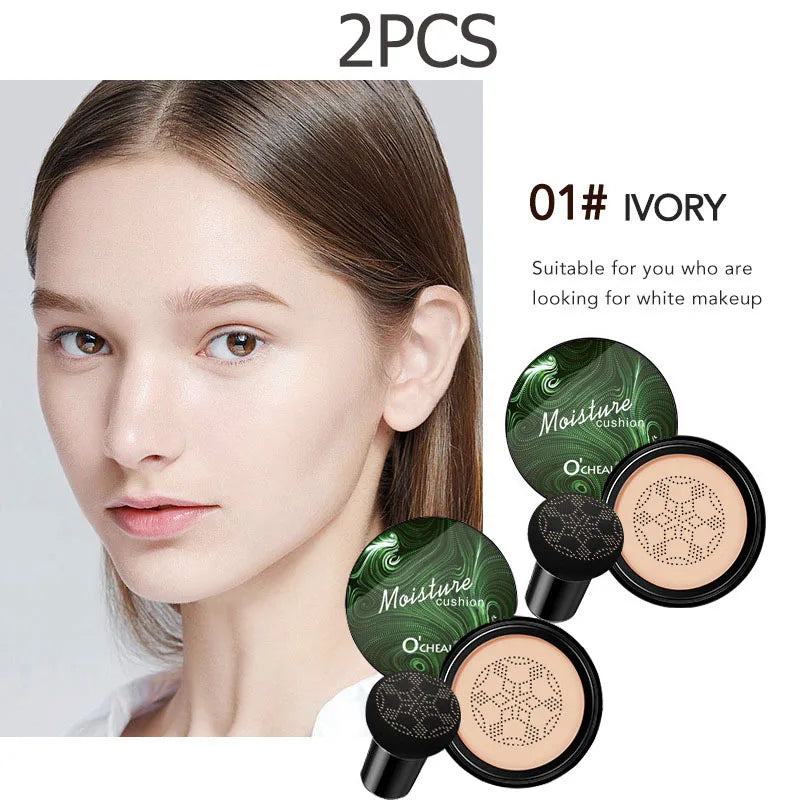 Crema BB Air Cushion de Ocheal: corrector, base y protector solar con esponja de hongo