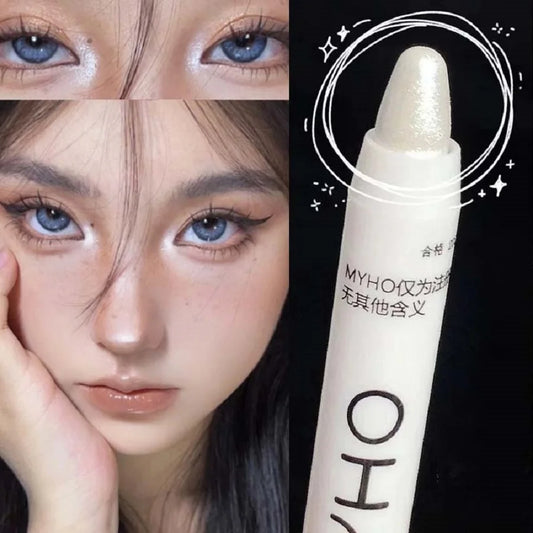 MYHO Bright Lie Silkworm Eye Pen – Waterproof, Dual Highlighter & Eyeliner