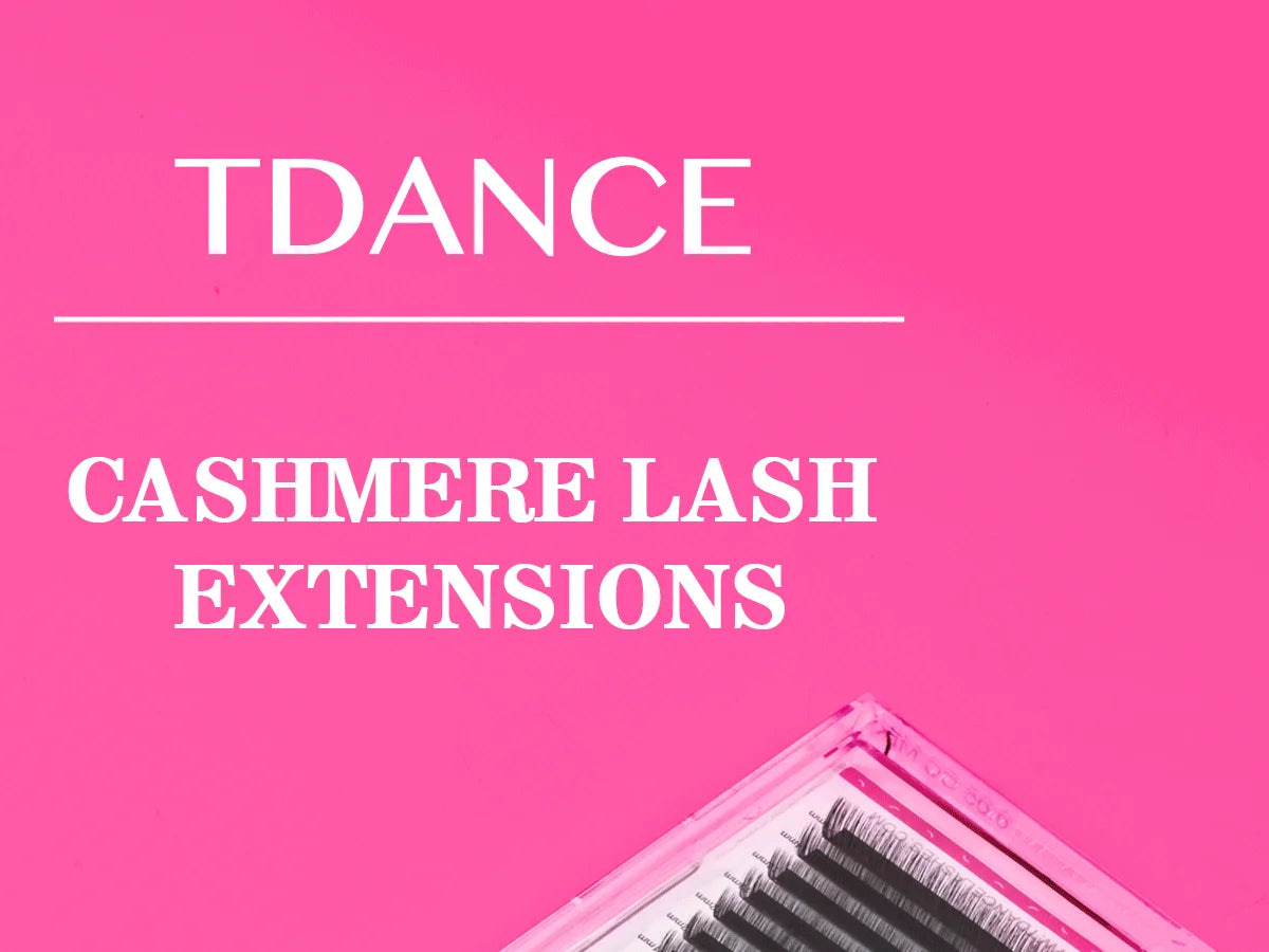 TDANCE Cashmere Classic Lash Extensions – Super Matte Black Individual Trays C60